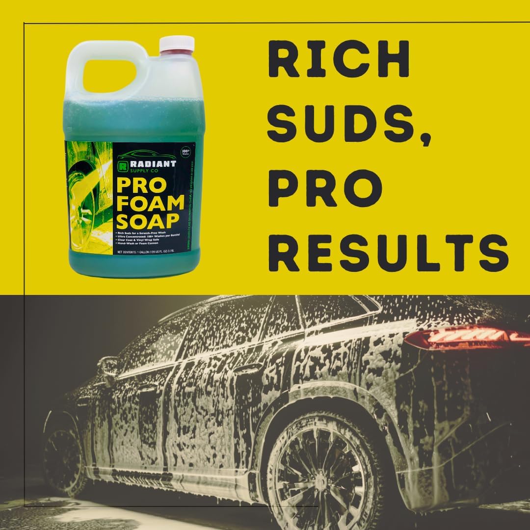 Radiant Supply Pro Foam Car Wash Soap