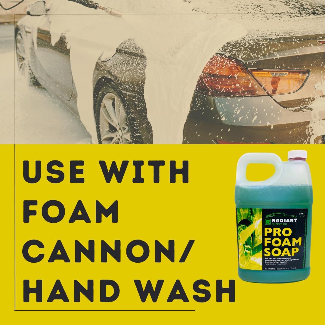 Radiant Supply Pro Foam Car Wash Soap